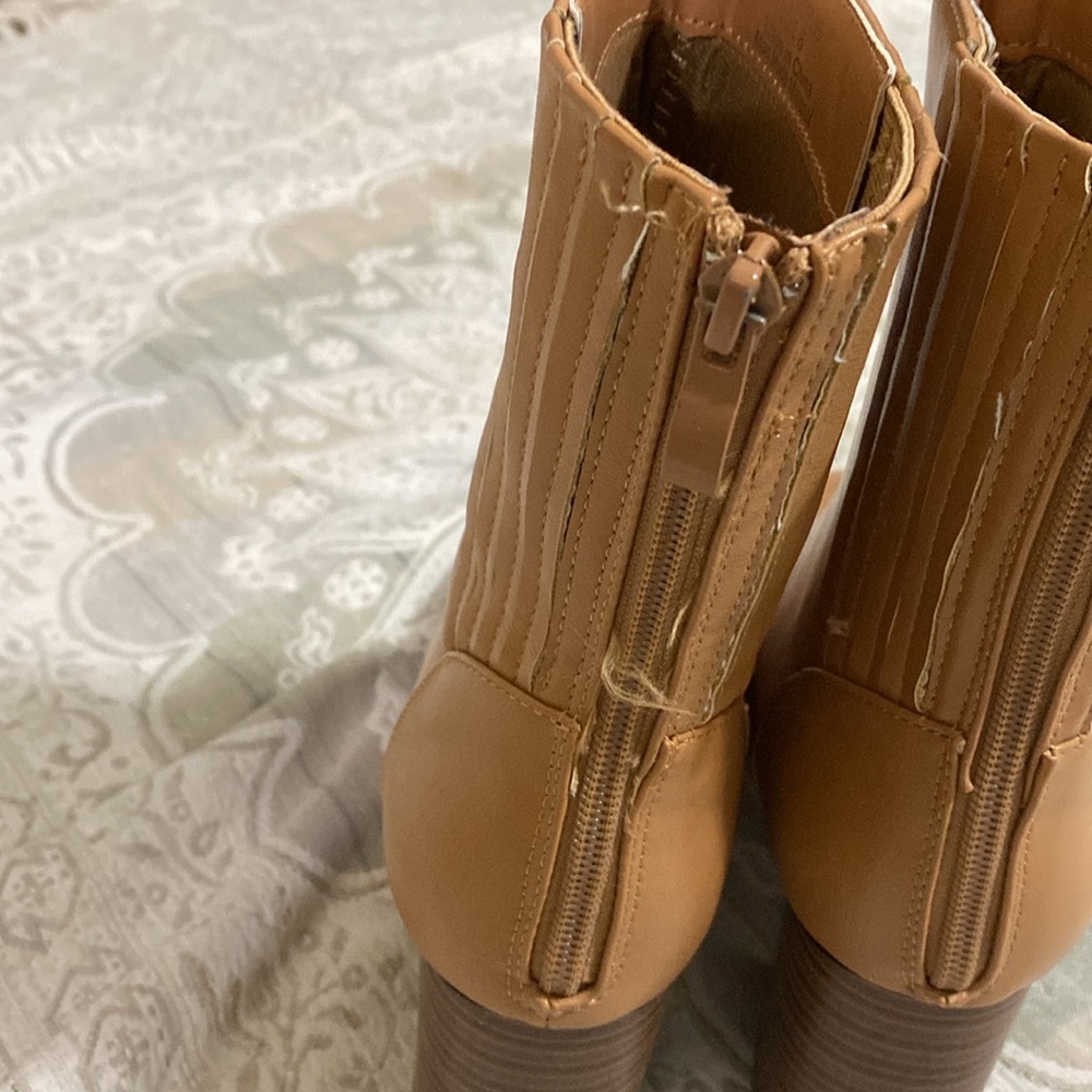 Tan Booties - Picture 8 of 10